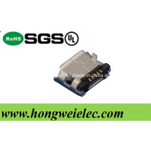 Femelle 5 broches SMT B type micro connecteur USB